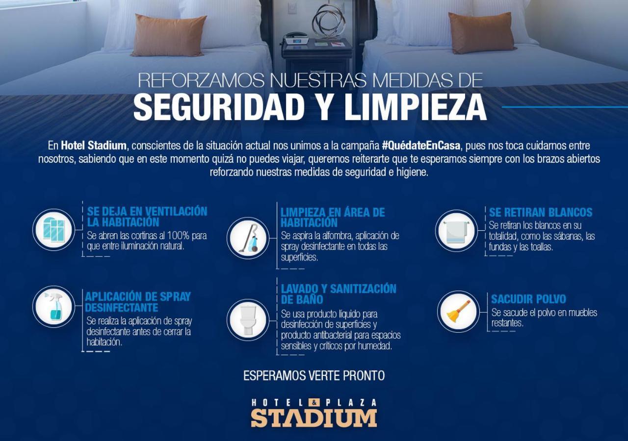Hotel Stadium Λεόν Εξωτερικό φωτογραφία Safety and Hygiene Measures